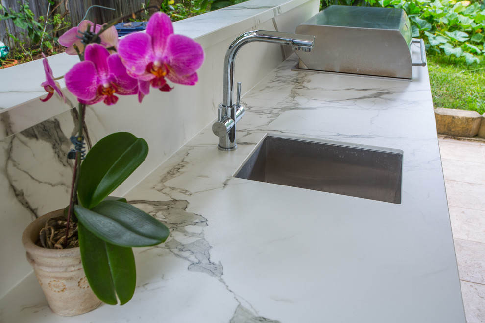 Aura15 Dekton Countertops with Undermount Sink