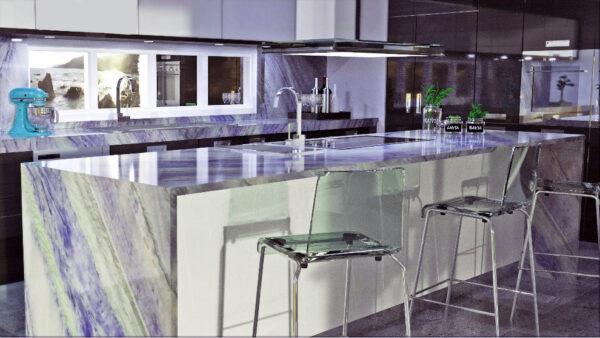 Azul Imperial Granite Bar