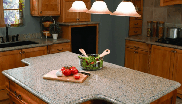 Azul Ugarit Silestone Quartz Kitchen1