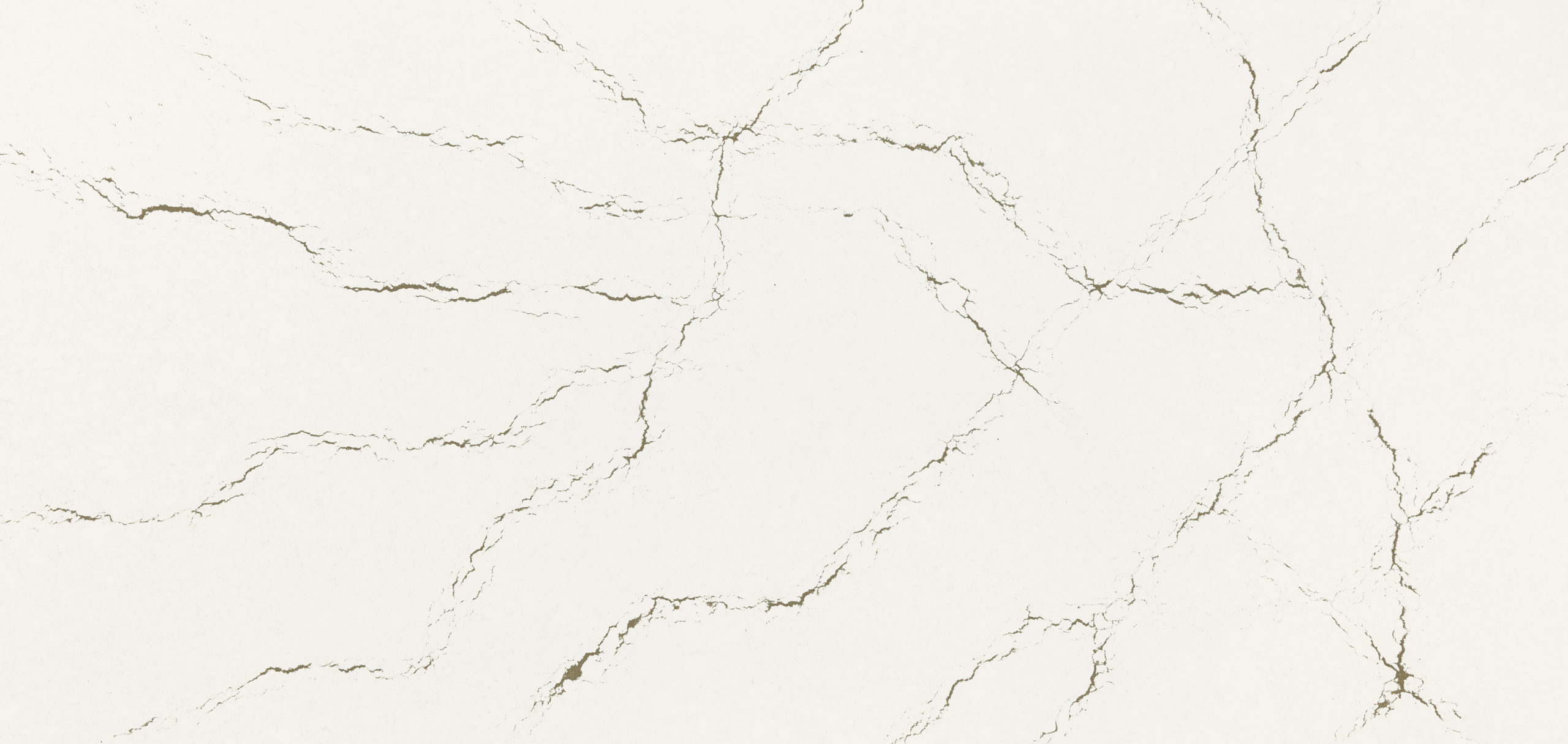 Berkshire Brass Satin Ridge Cambria Quartz Slab View