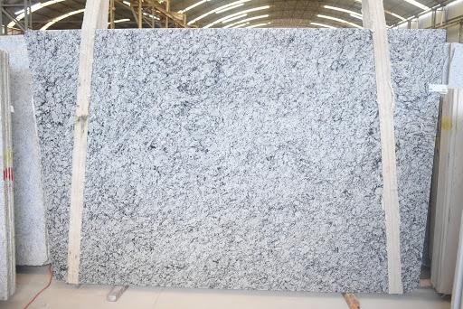 Bianco Fiesta Granite Slab