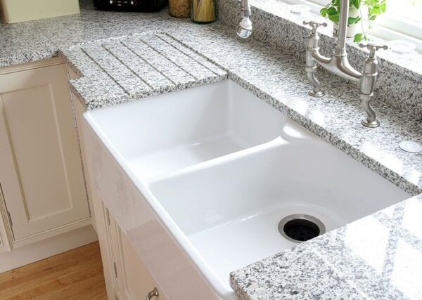 Bianco Sardo Granite Sink