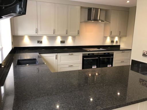 Black Angola Granite Kitchen