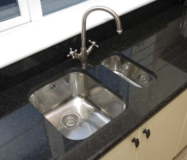 Black Angola Granite Sink
