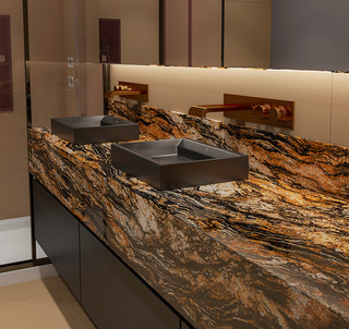 Black Taurus Granite Bathroom