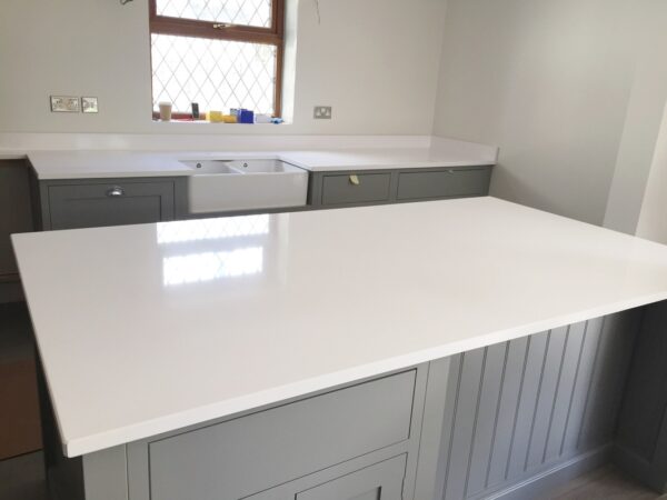 Blanco Zeus Silestone Quartz Kitchen