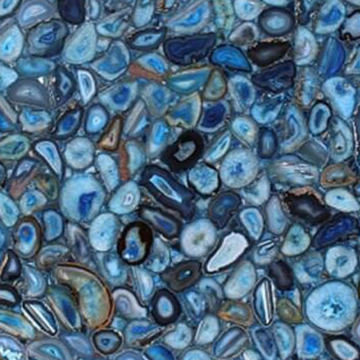 Blue Agate Semi Precious