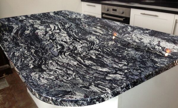 Blue Fantasy Granite Kitchen