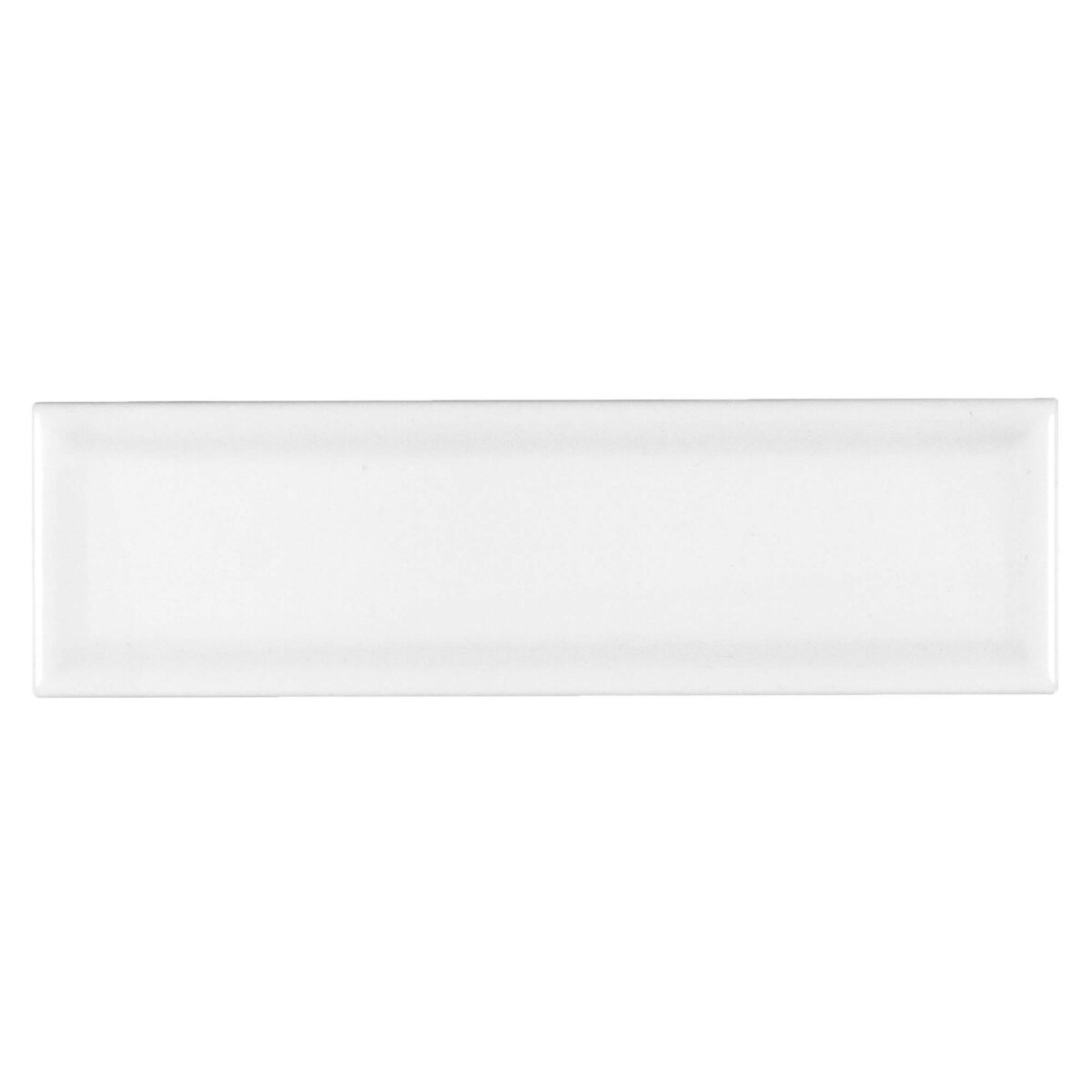 Anthology Tile Boutique Sleek Collection Salt Glossy 3x9