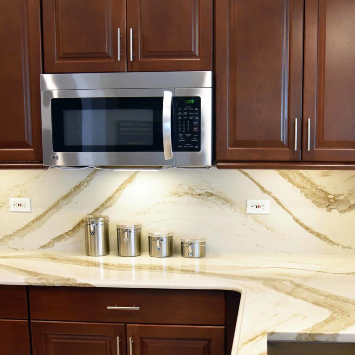 Brittanicca Gold Kitchen Lighting Undermount