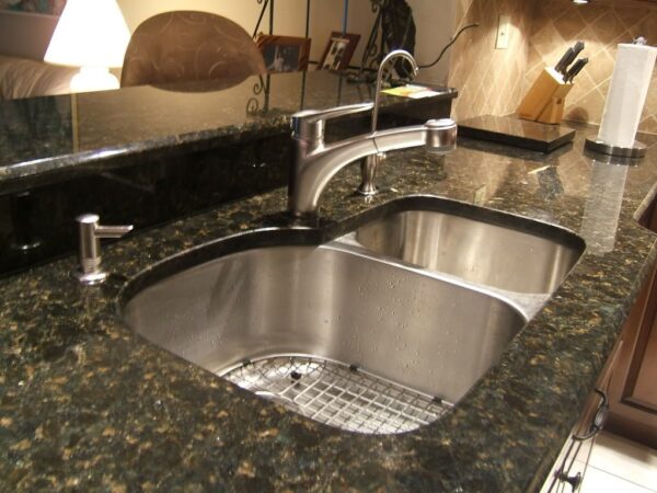 Butterfly Green Granite Sink