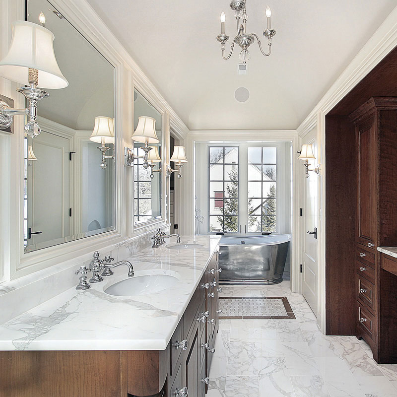 Calacatta Diamond Marble Bathroom