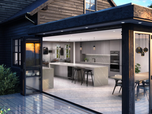 Clare Cambria Quartz Kitchen Countertops Installed