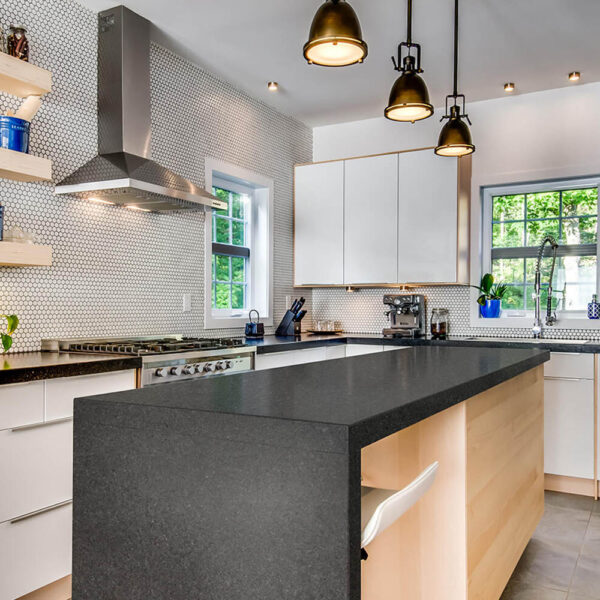 Cambrian Black Leather Finish Granite Kitchen2