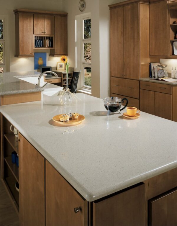 Capri Limestone Silestone Quartz Kitchen