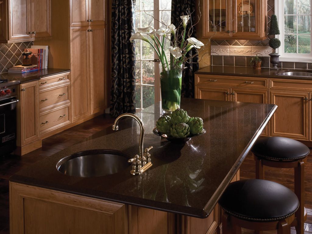 Coffee Brown Silestone Quartz Kitchen