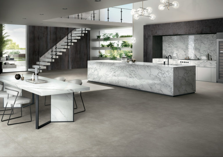 Concrete Grey Infinity Porcelain Countertop Flooring