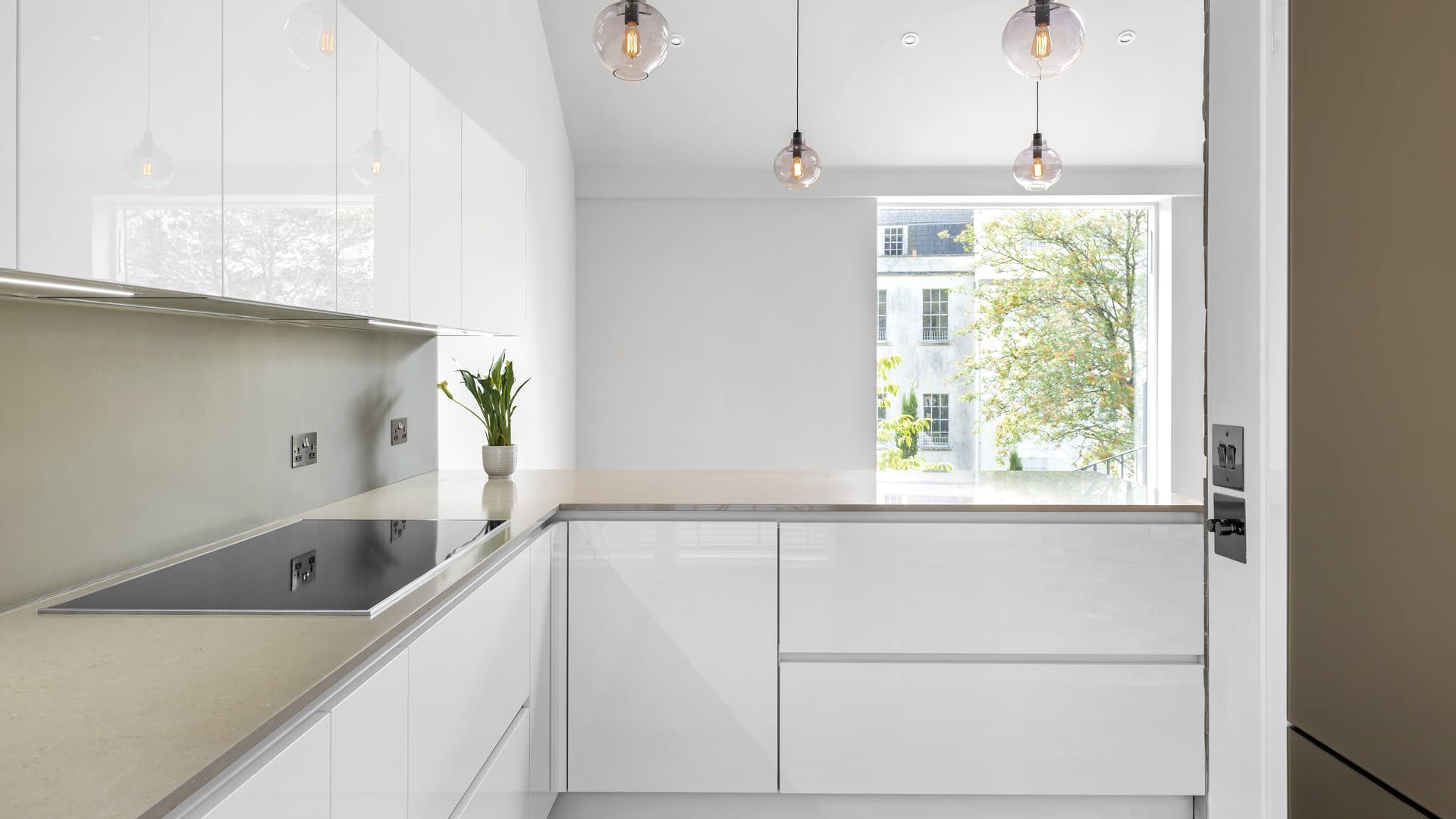 Coral Clay Colour Silestone Quartz Kitchen