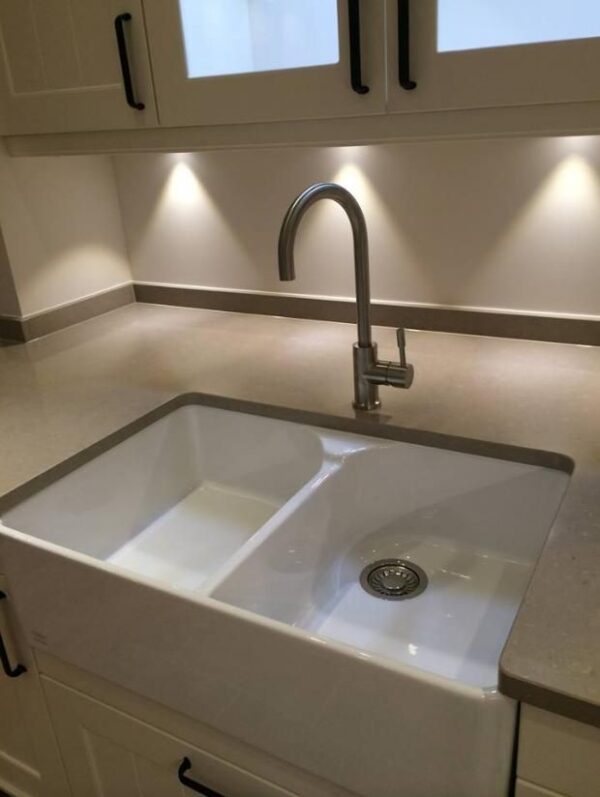 Coral Clay Colour Silestone Quartz Kitchen1