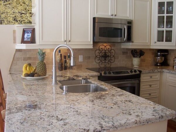 Crema Pearl Granite Kitchen