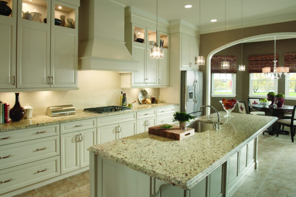 Crema Pearl Granite Kitchen1