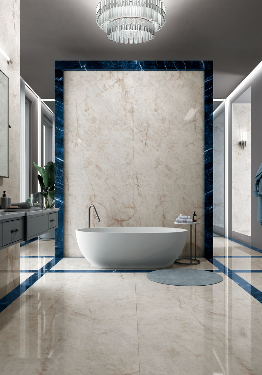 Crystal Ice Infinity Porcelain Walls and Flooring