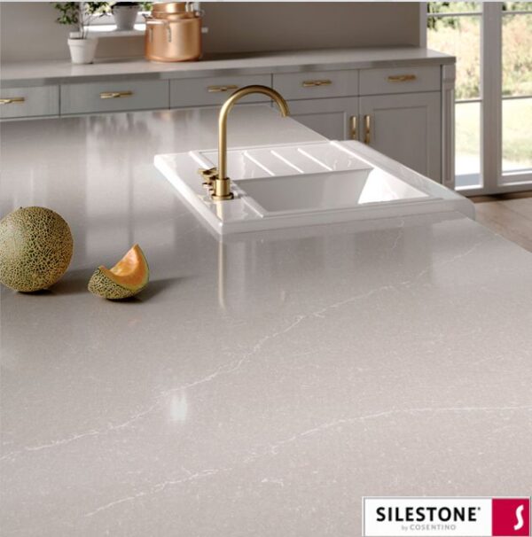 Desert Silver Silestone Quartz Kitchen1