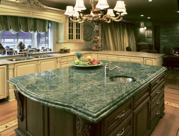 Emerald Green Granite Kitchen