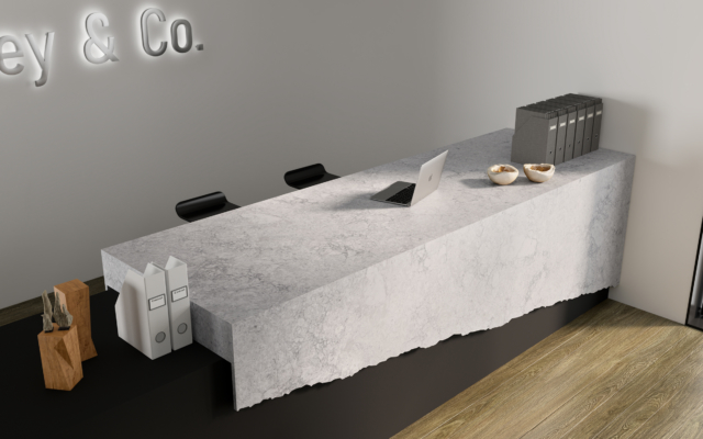 Encore LG Viatera Quartz Desk