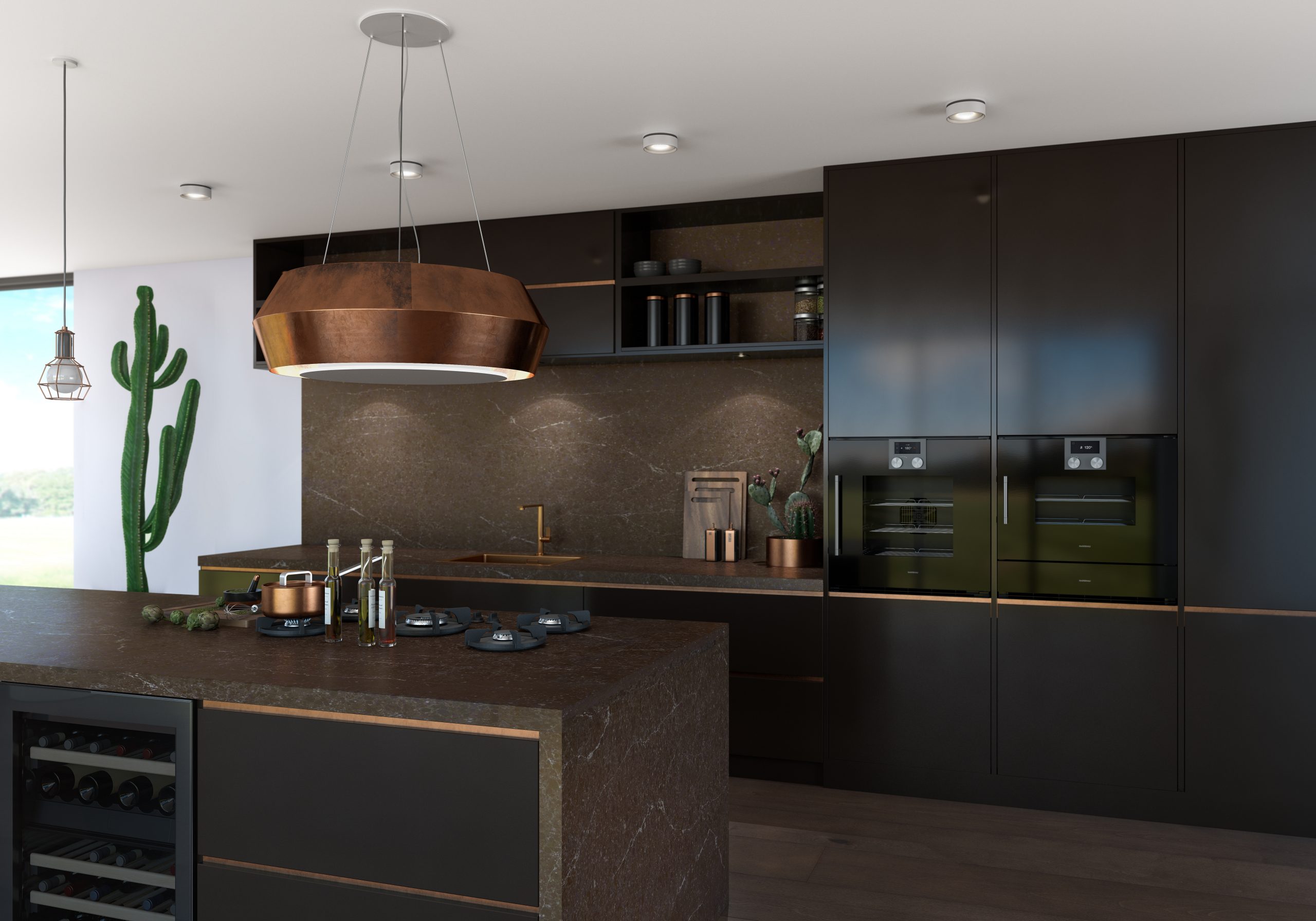 Et Emperador Silestone Quartz Kitchen1