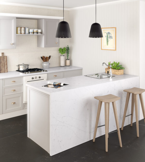 Et Statuario Silestone Quartz Kitchen