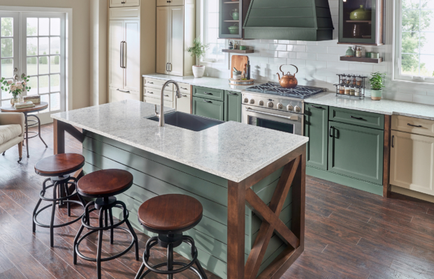 Everest LG Viatera Quartz Kitchen Island Countertops