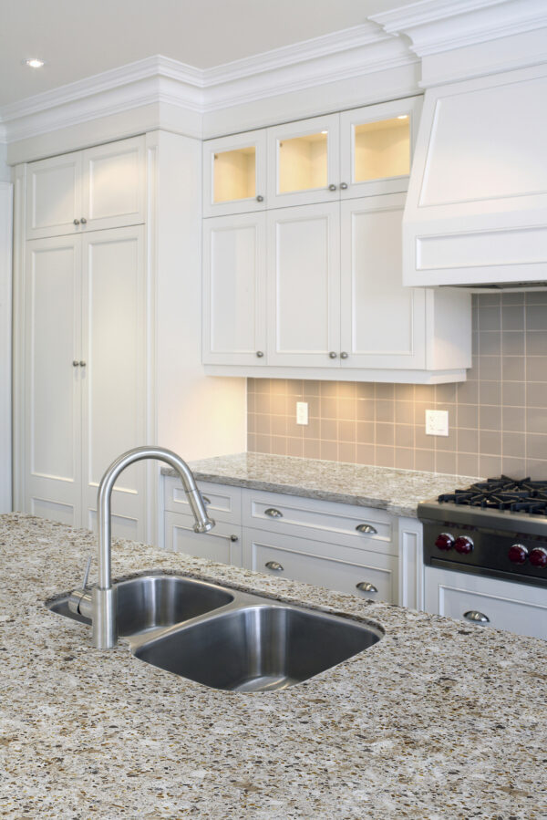 Forest Snow Silestone Quartz Kitchen