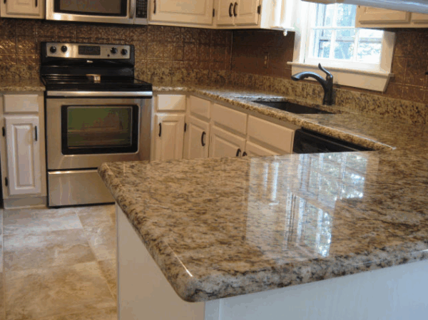 Giallo Napoleone Granite Kitchen1