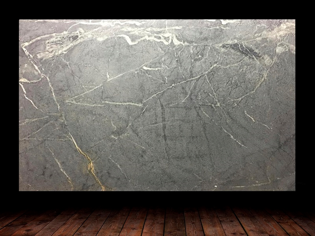 Green Honed Soapstone Full Slab