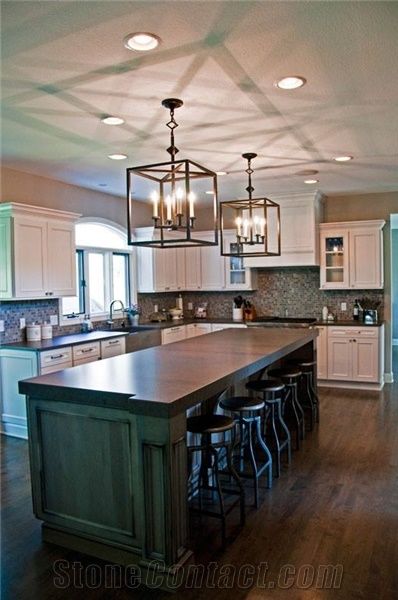 Grey Amazon Silestone Quartz Kitchen1