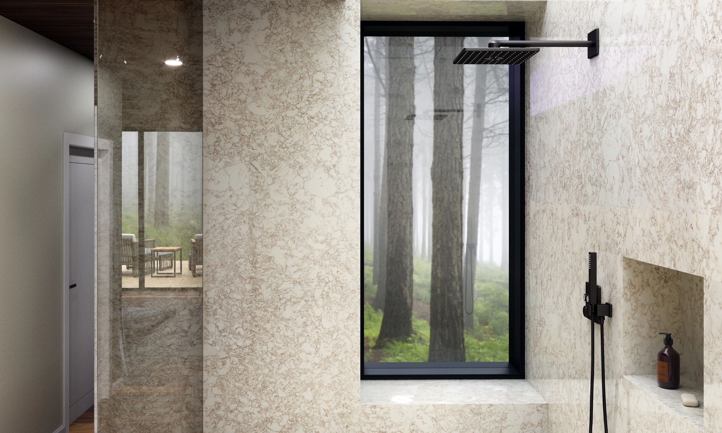 Hermitage Cambria Quartz Installed