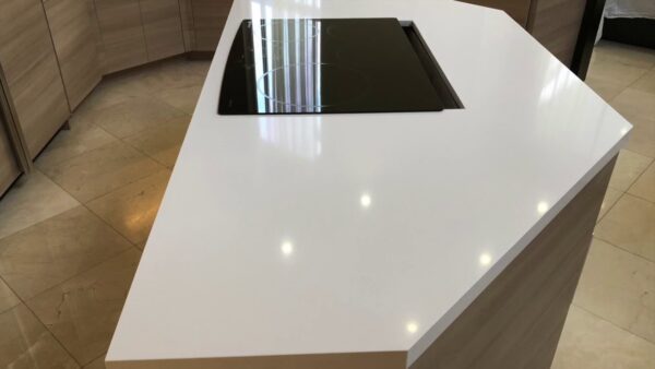 Iconic White Silestone Quartz Kitchen