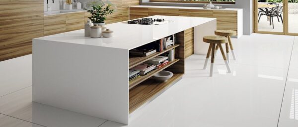 Iconic White Silestone Quartz Kitchen1