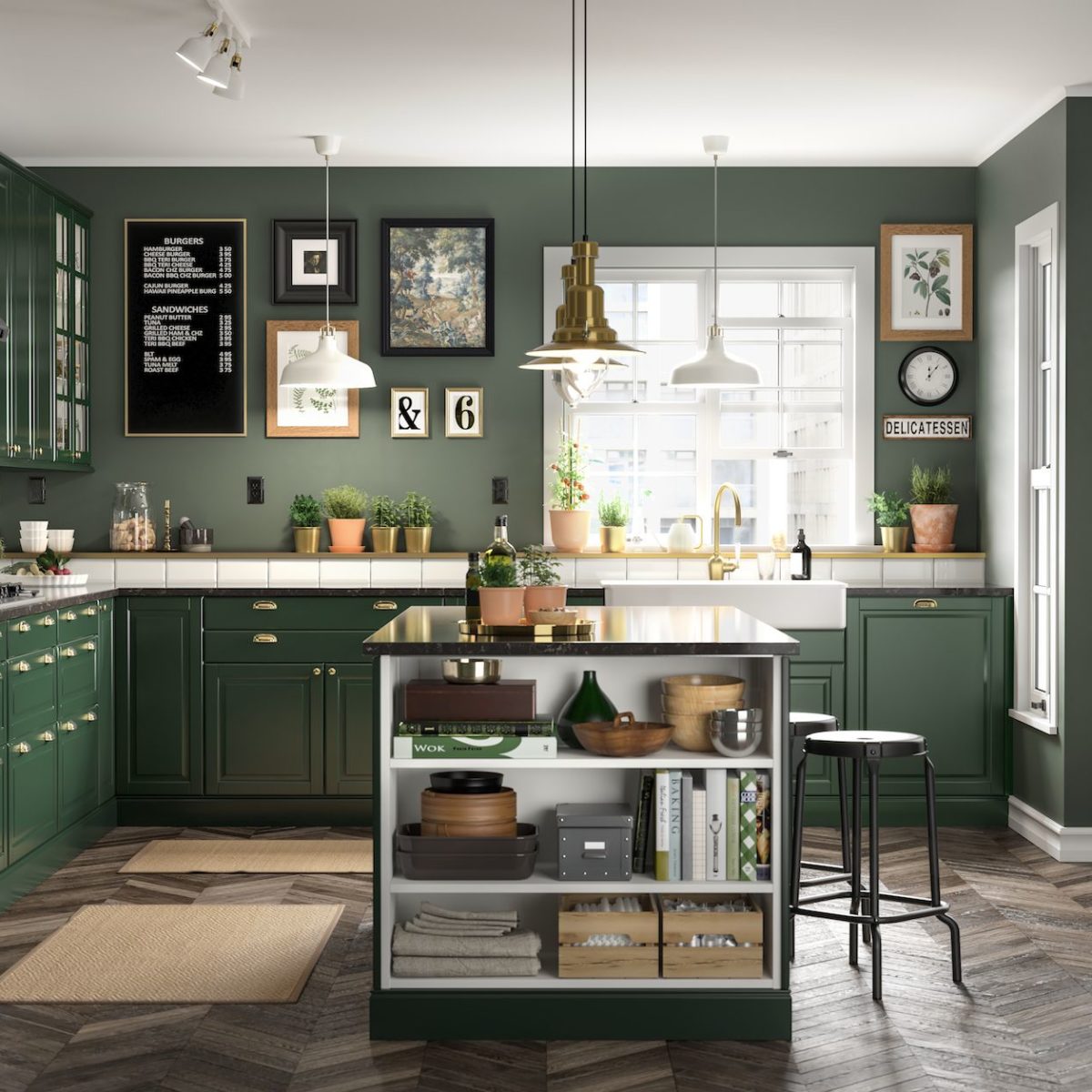 Image of a typical American Kitchen