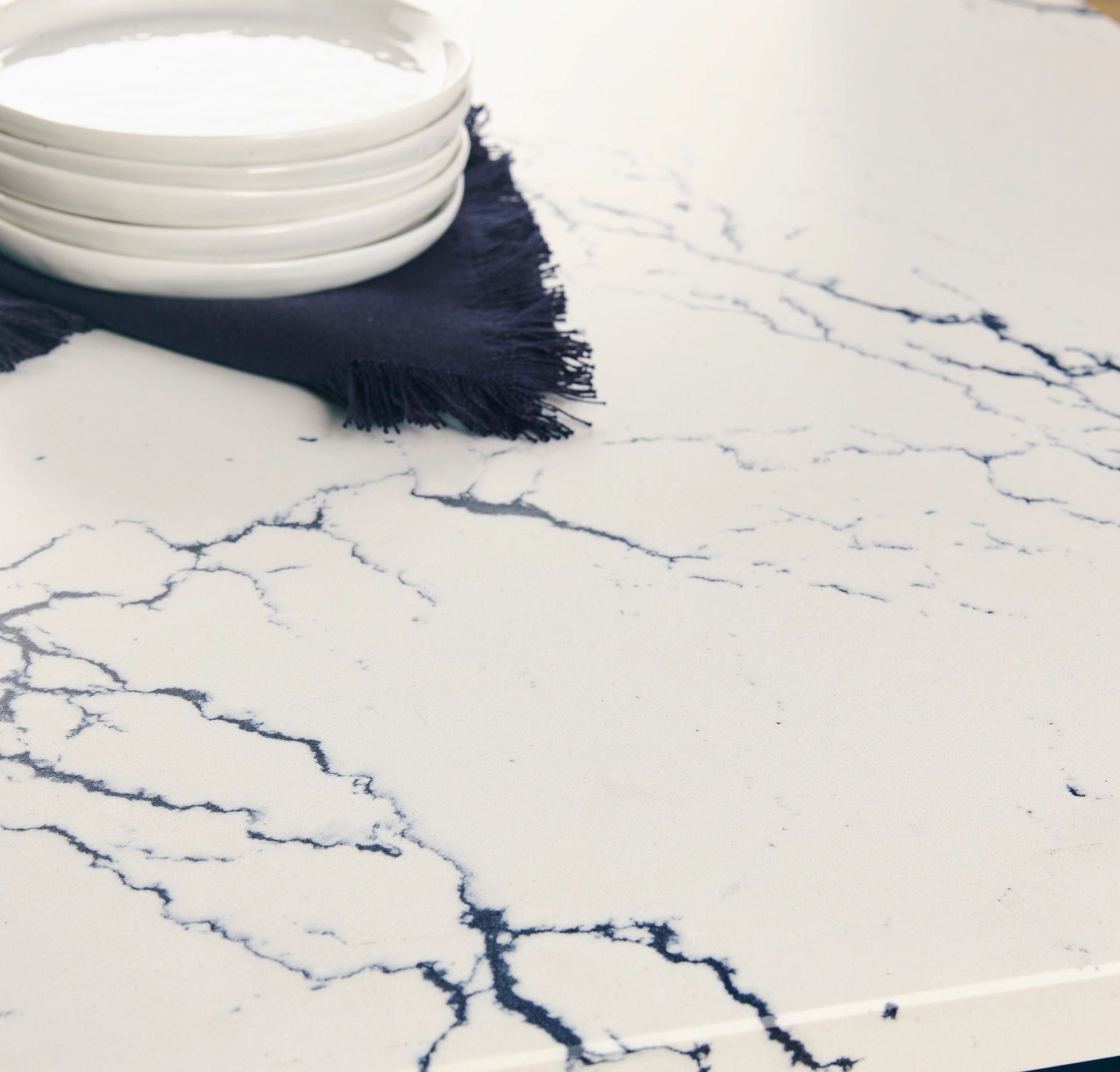 Inverness Cobalt Cambria Quartz Close Up