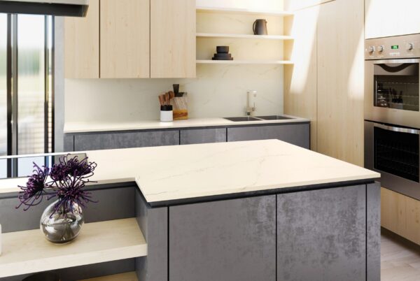 Inverness Frost Cambria Quartz Kitchen Countertops