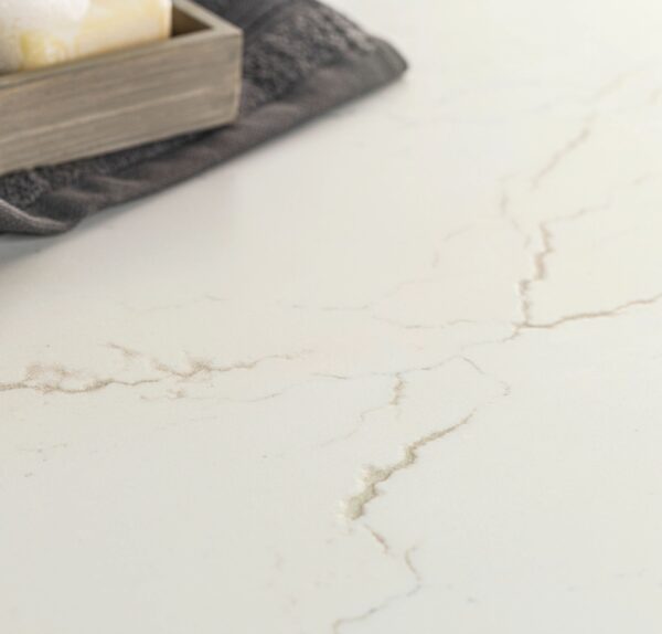 Inverness Frost Cambria Quartz Close Up