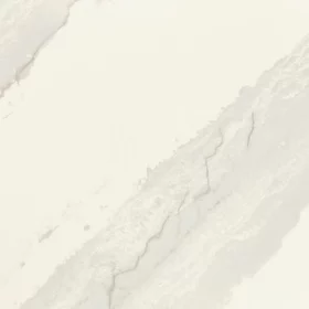 A close-up view of Cambria Inverness Swansea Quartz, showcasing its tonal white, marbled design with intricate debossed Inverness veins. Available in both high gloss and Cambria Matte finishes