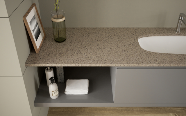 Juniper Trail LG Viatera Quartz Bathroom Countertops