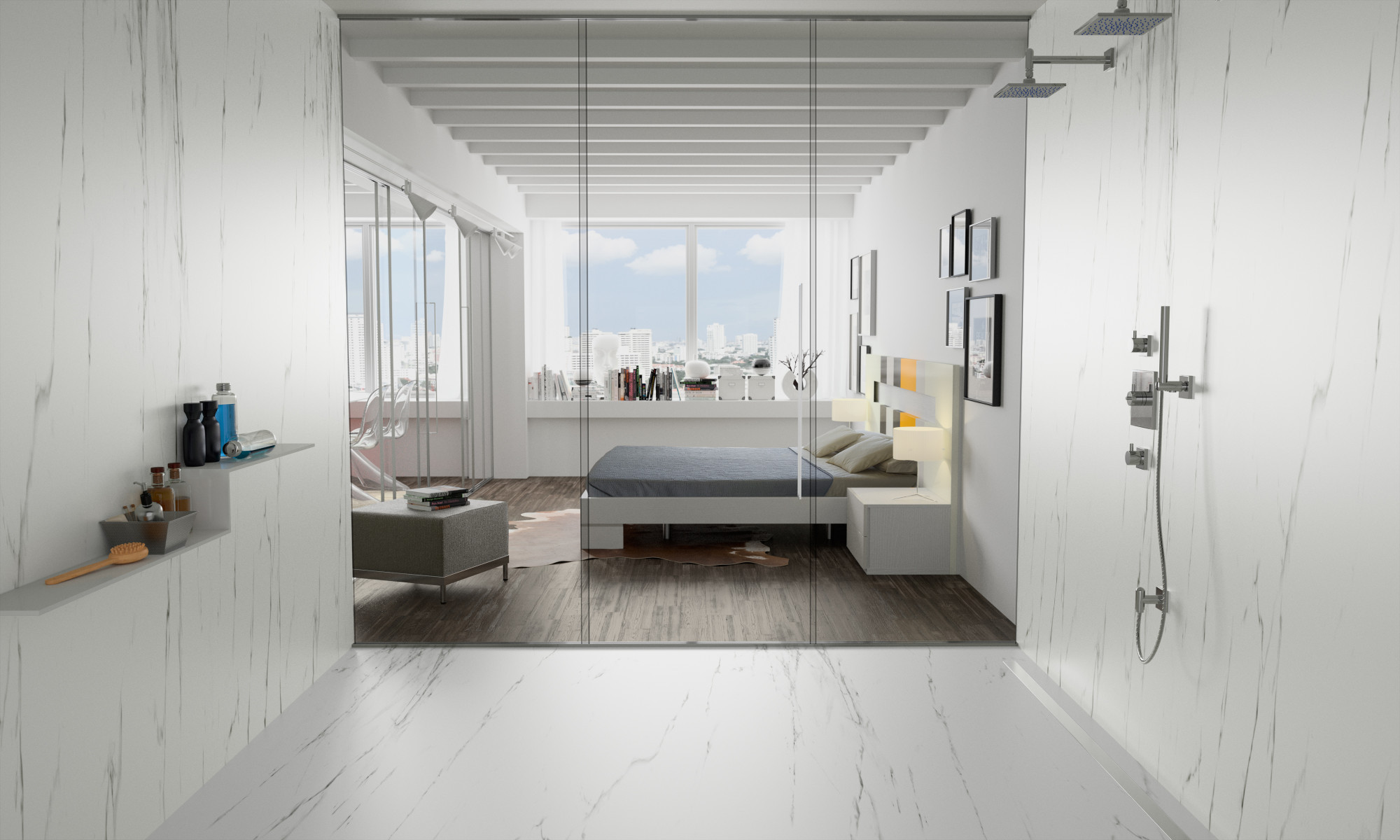 Kairos Countertop Flooring and Walls