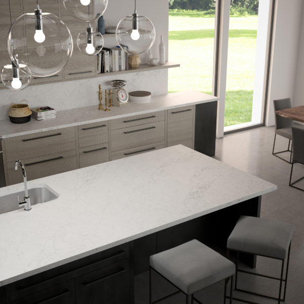 Karis LG Viatera Quartz Kitchen Island