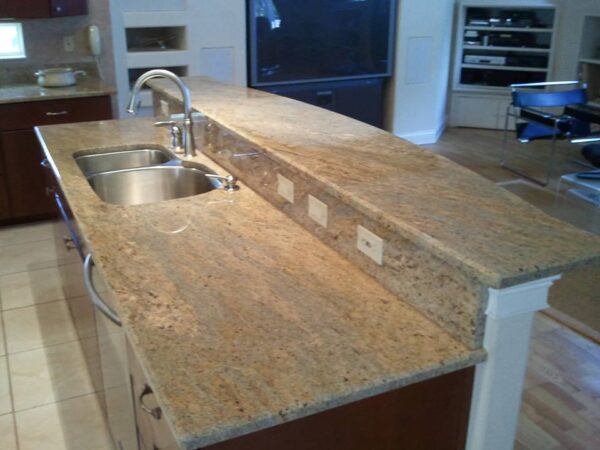 Kashmir Gold Granite Kitchen1