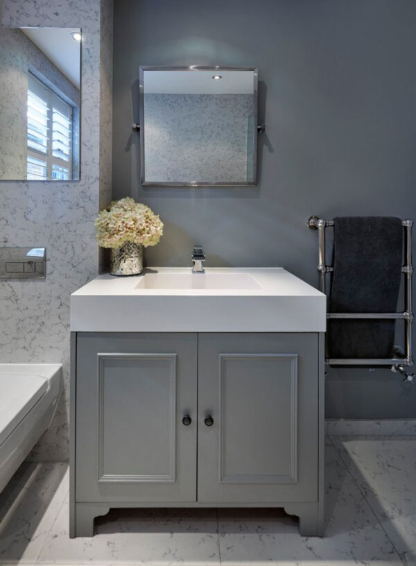 Lagoon Silestone Quartz Bathroom1