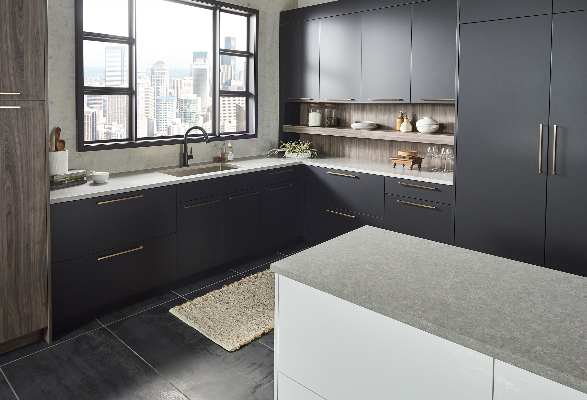 Lento LG Viatera Quartz Kitchen Island Countertops